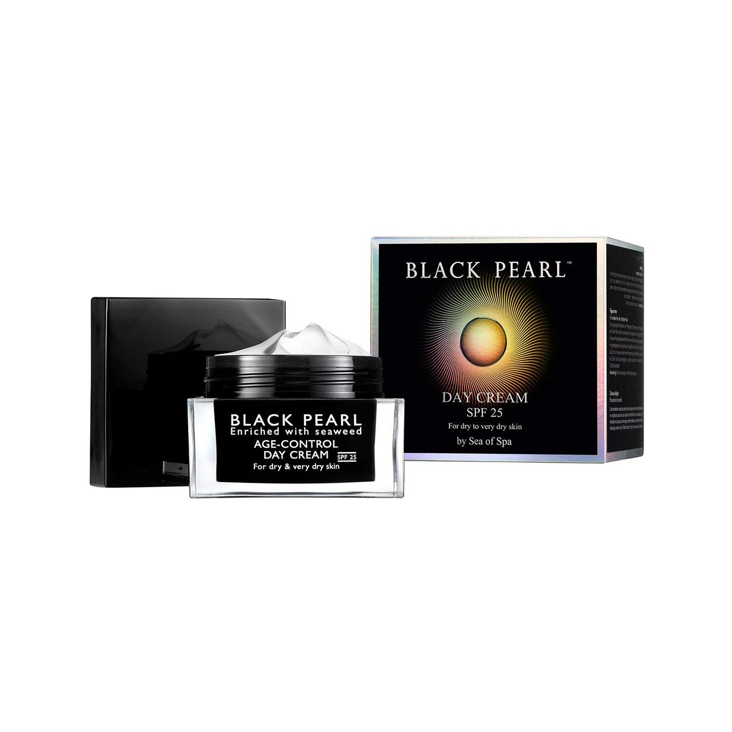 Sea of Spa Day Cream SPF 25, For dry or very dry skin ,Non Greasy Day Moisturizer, Hydrating Face Cream for Women, With Black Pearl Powder, Seaweed, And the Dead Sea Minerals, 1.7-Ounce
