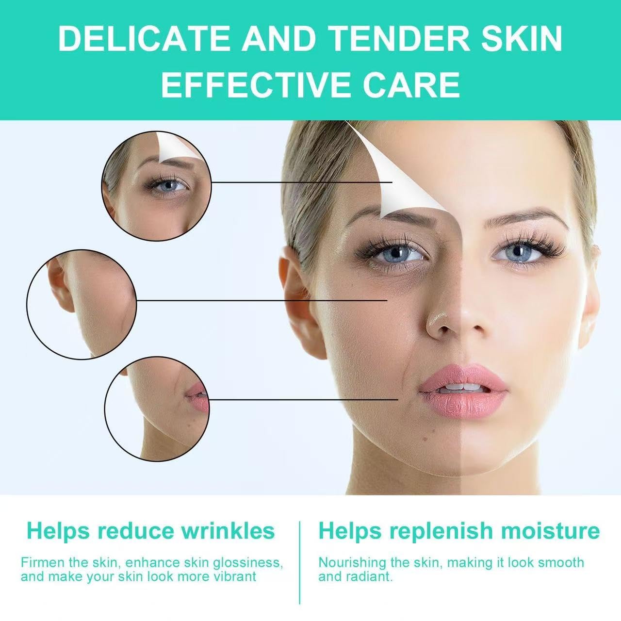 Retinol Face Cream, Collagen Neck Cream for Firming and Lifting, Anti-Wrinkle and Fine Line Reduction, Suitable for Men and Women, Renew and Protect Your Skin 1.76oz