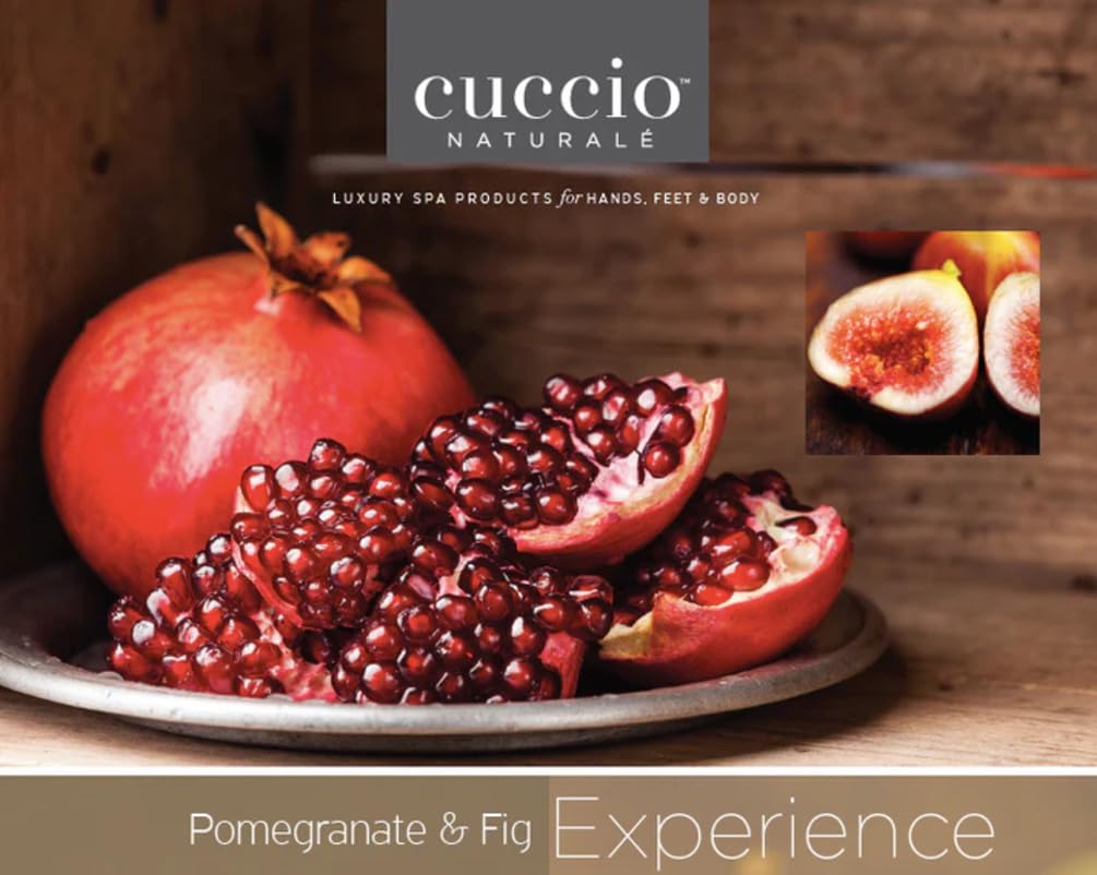 Cuccio Naturale Pomegranate & Fig Hand & Body Detox Wash – 1 Gallon (128 oz) Spa Size Luxury Cleanser, Magnesium Sulfate Detox Formula, Hydrating pH-Balanced Body Wash