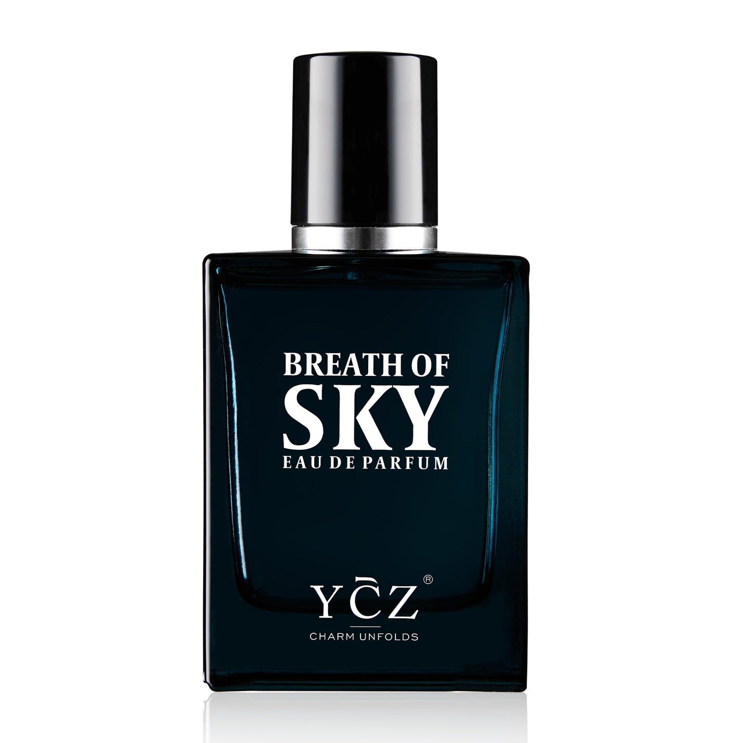 Ycz Breath of the Sky Eau de Parfum for Men, 1.7 Fl Oz (50 mL), Long-Lasting Cologne, Fresh Aromatic Woody Scent with Orange Blossom, Vanilla and Cedarwood Notes for Daily Wear, Travel and Gif