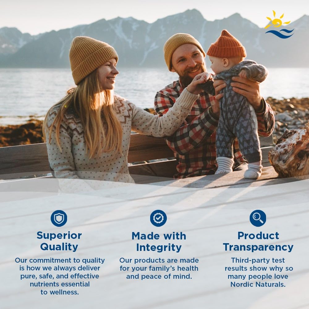 Nordic Naturals Ultimate Omega 2X Teen, Strawberry - 60 Mini Soft Gels - 1120 mg Total Omega-3s with EPA & DHA - Brain Health, Positive Mood, Social Development, Learning - Non-GMO - 30 Servings