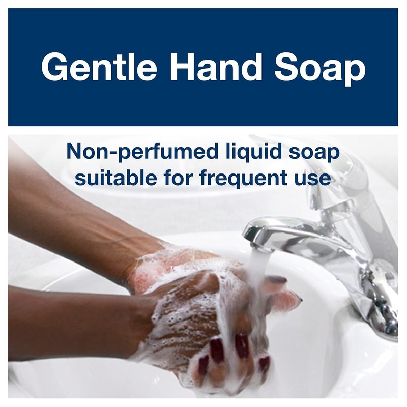 Tork Odor-Control Hand Soap - Gentle, Perfume-Free Liquid Soap | 6 x 1L Bottles Compatible with S4 Dispensers