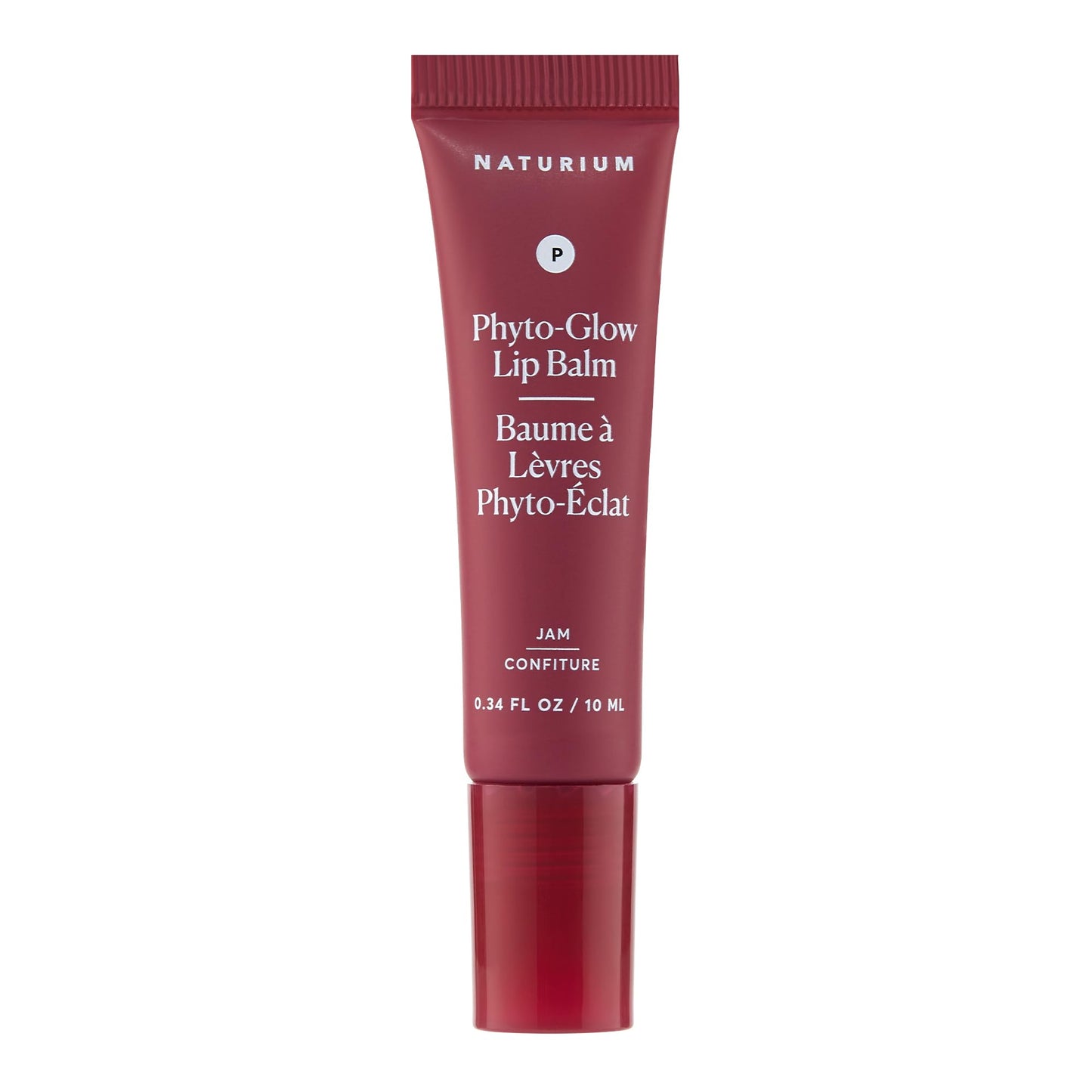 Naturium Phyto-Glow Lip Balm, Hydrating Lip Care with a Glossy Finish, 0.34 oz Jam