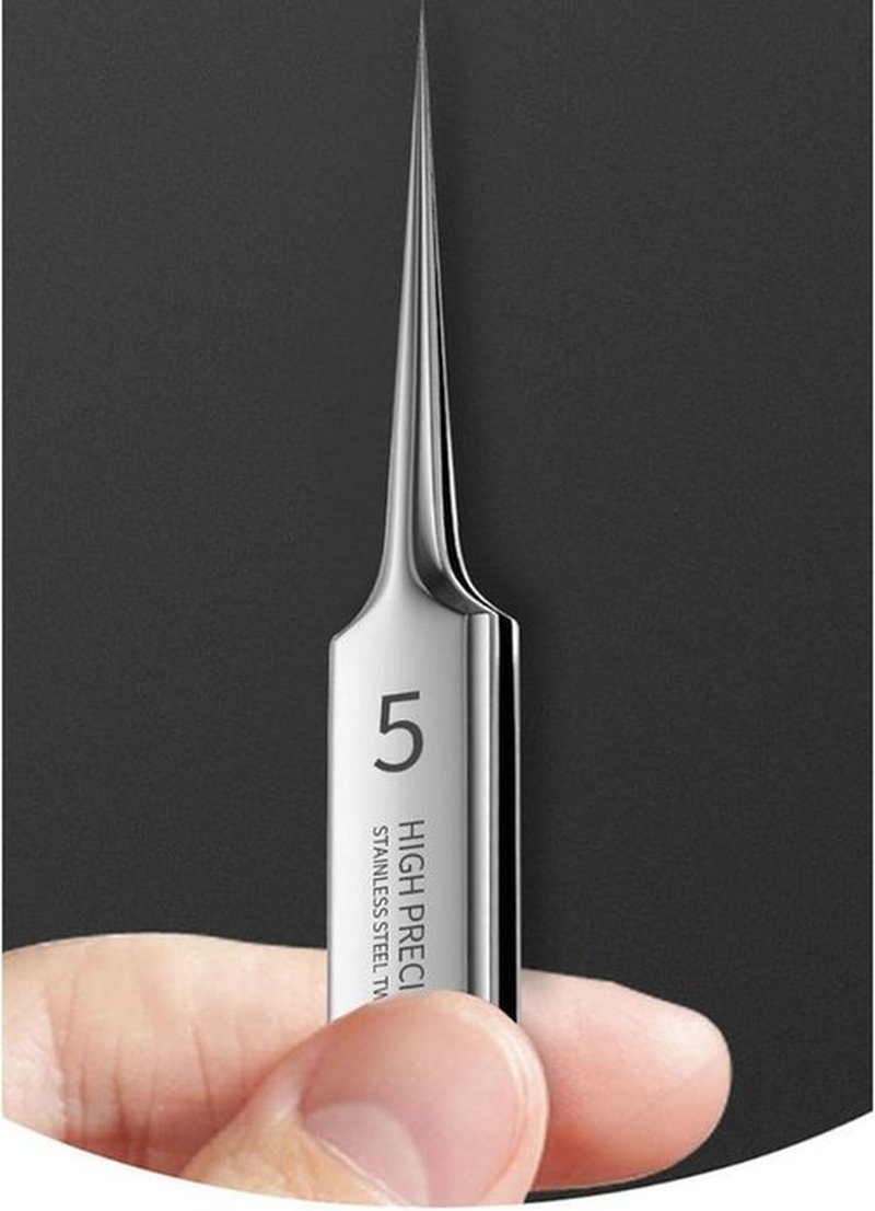 Usiveinborn Blackhead Remover,Usiveinborn Tweezers,Professional Facial Blackhead Remover Tweezers,Usiveinborn Professional Stainless Steel Facial Blackhead Remover Tweezers (6-Piece Set, 1set)