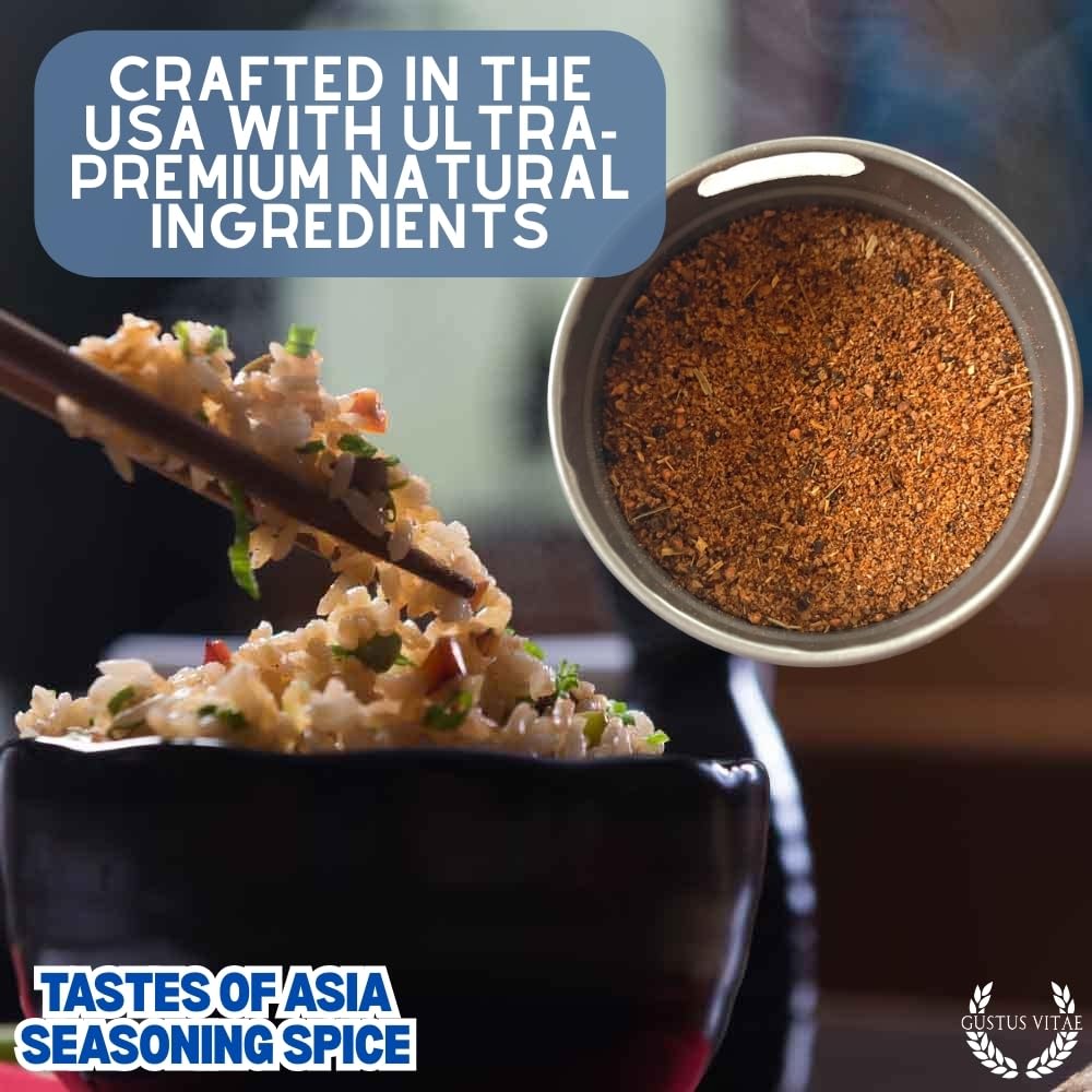 Gustus Vitae | Asian Seasonings Gift Set | All Natural Gourmet Spice Blends