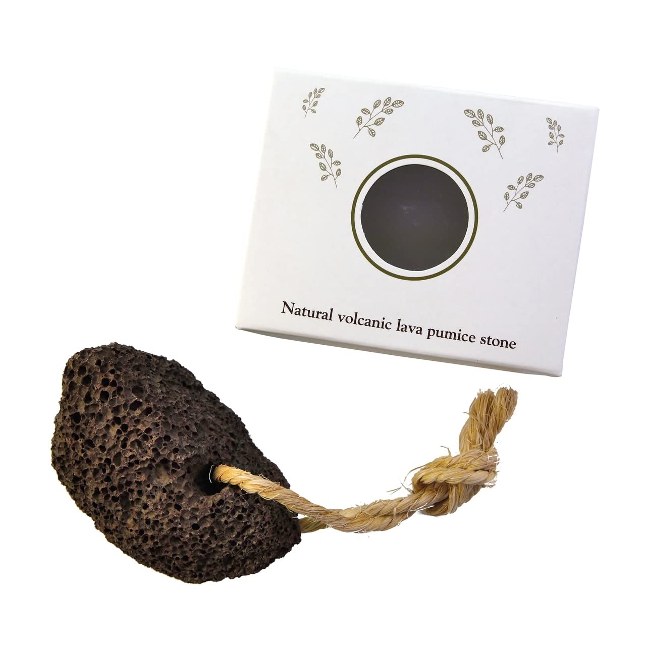 Natural Elephant Natural Volcanic Lava Pumice Stone Callus and Foot Pedicure Rock Scrub Packs (Pack of 5)