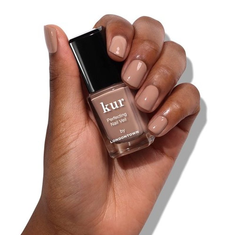 LONDONTOWN Nail Veil #6 Enhancing Nail Care Color and Formula, Creamy Latté Tint, 0.4 fl. oz.