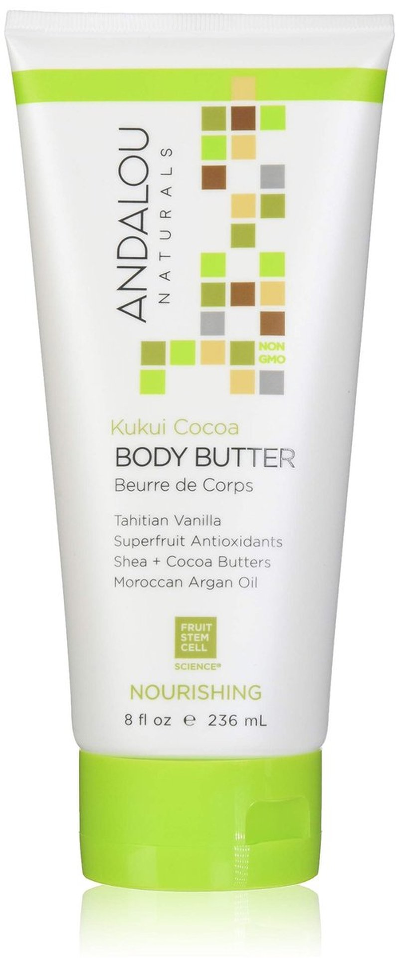 Andalou Naturals Body Butter Nourishing Kukui Cocoa 8 fl oz Pack of 1