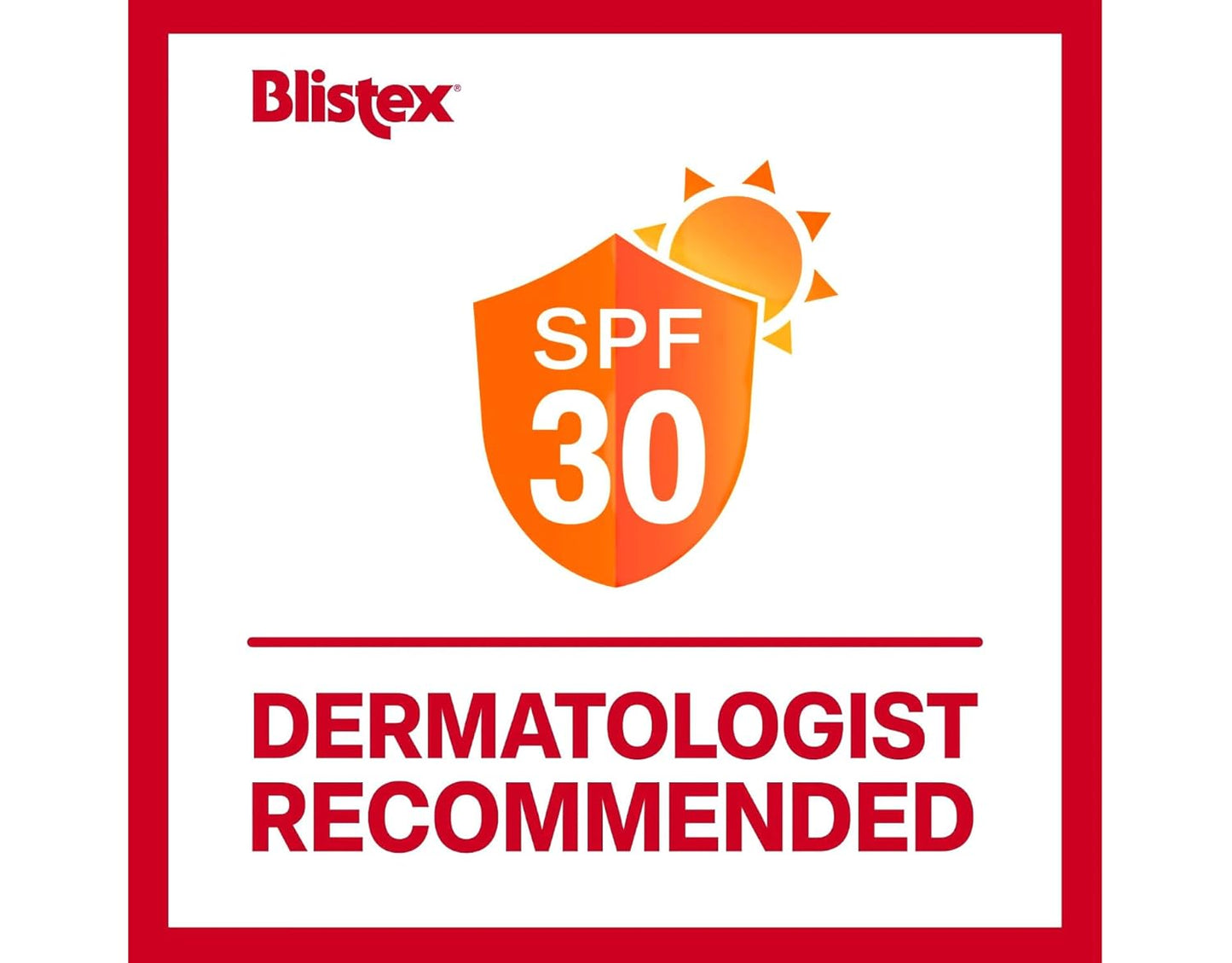 Blistex Five Star Lip Protection SPF 30 Lip Protectant, 0.15 OZ (Pack of 12)