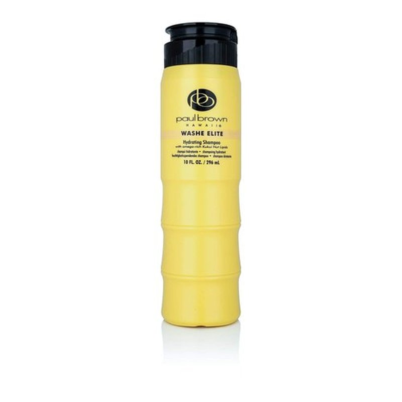 Paul Brown Hawaii Washe Elite Shampoo | Hydrate & Treat Damaged Hair | Moisturizing Hair Product, Safe for Color-Treated Hair, Antioxidant-Rich Kukui Nut Oil (10 oz.)