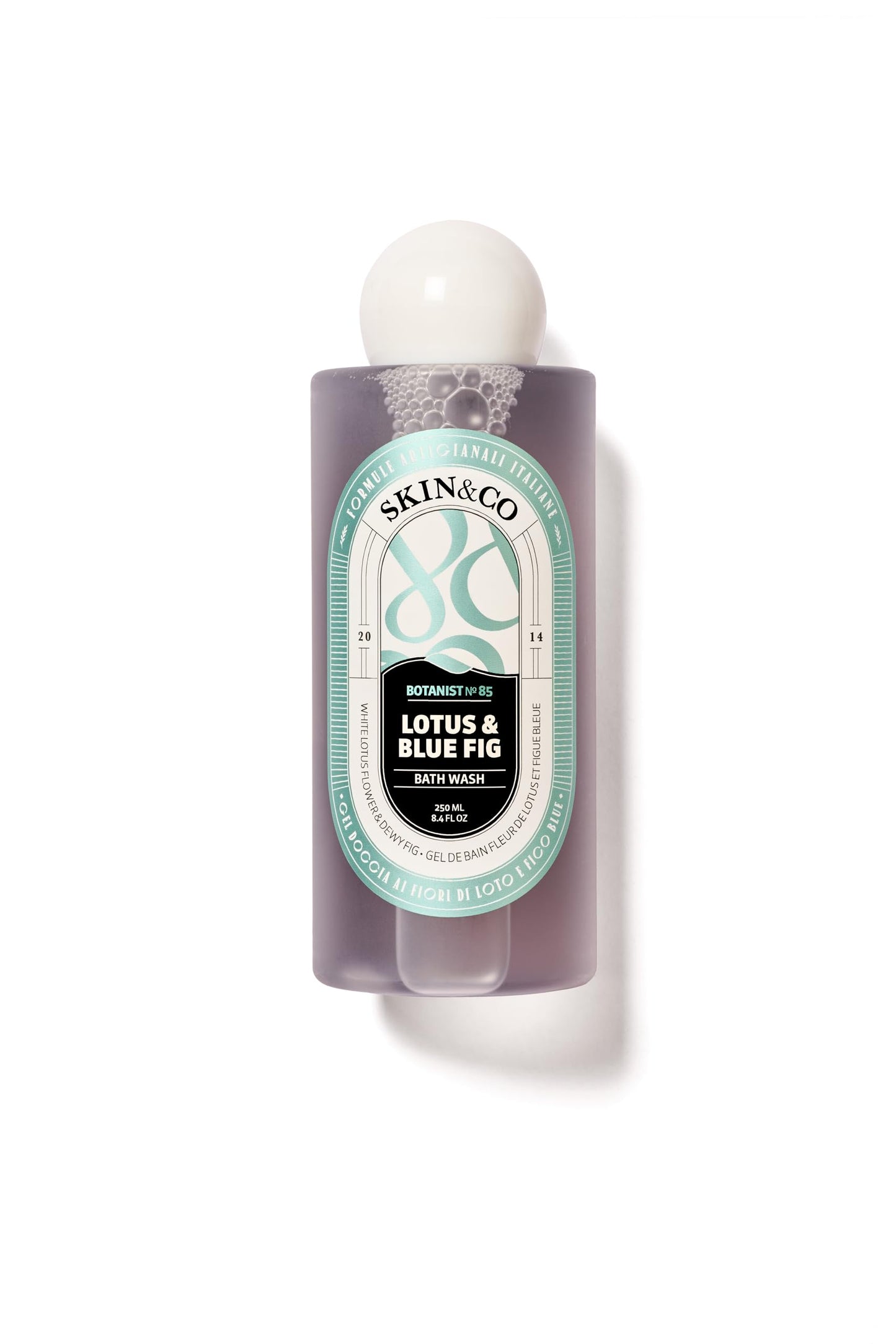 SKIN&CO Lotus & Fig Body Wash, Antioxidant-Rich, 5.07 FL OZ, All Natural and Made in Italy Body Wash.