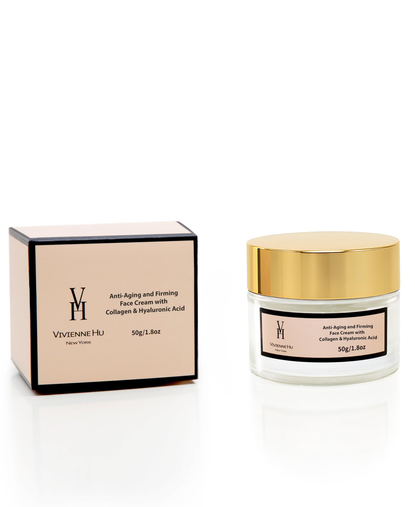 Anti-Aging and Firming Face Cream with Collagen and Hyaluronic Acid(50g/1.8oz)