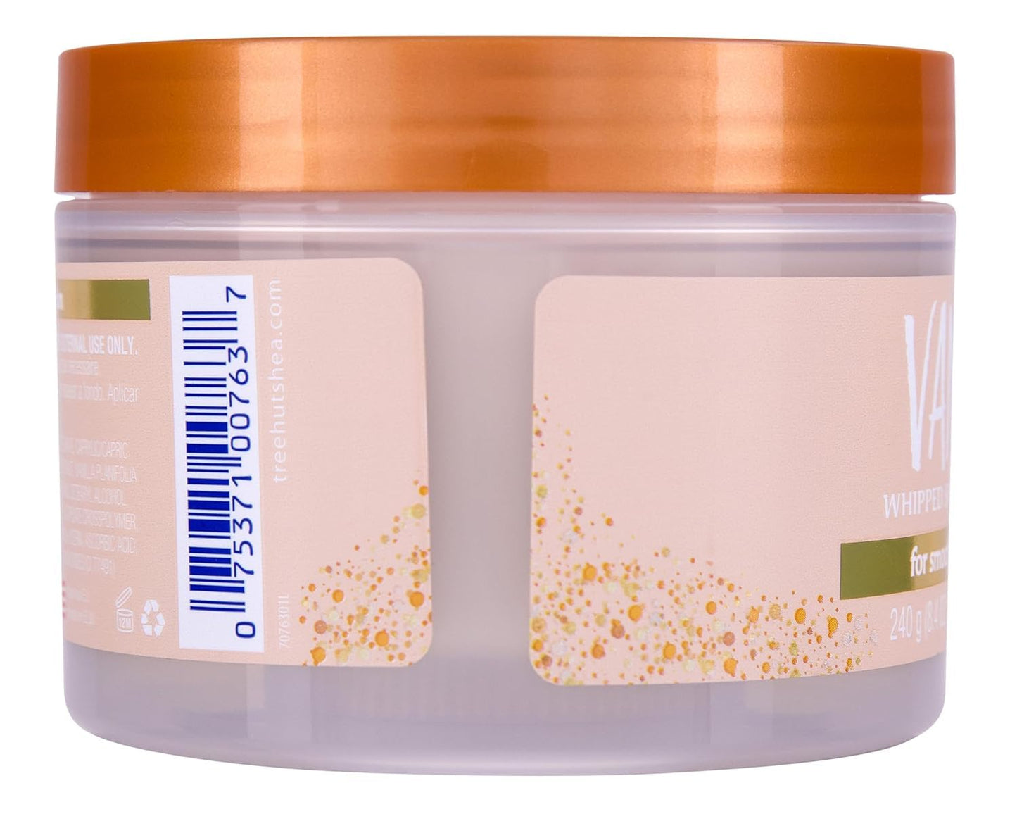 Tree Hut Vanilla Whipped Shea Body Butter, Long-Lasting Hydration for Soft, Smooth Skin, Nourishing Essential Body Care, Lightweight Moisturizer, 8.4 fl oz