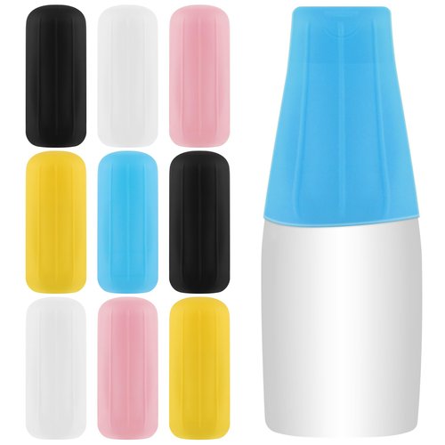 NACHLYNN 10 Pack Silicone Bottle Covers Multicolor Silicone Travel Size Container Sleeves Travel Bottle Covers Reusable Travel Sleeves for Toiletries for Men Women Travel Toiletry Bag Accessories