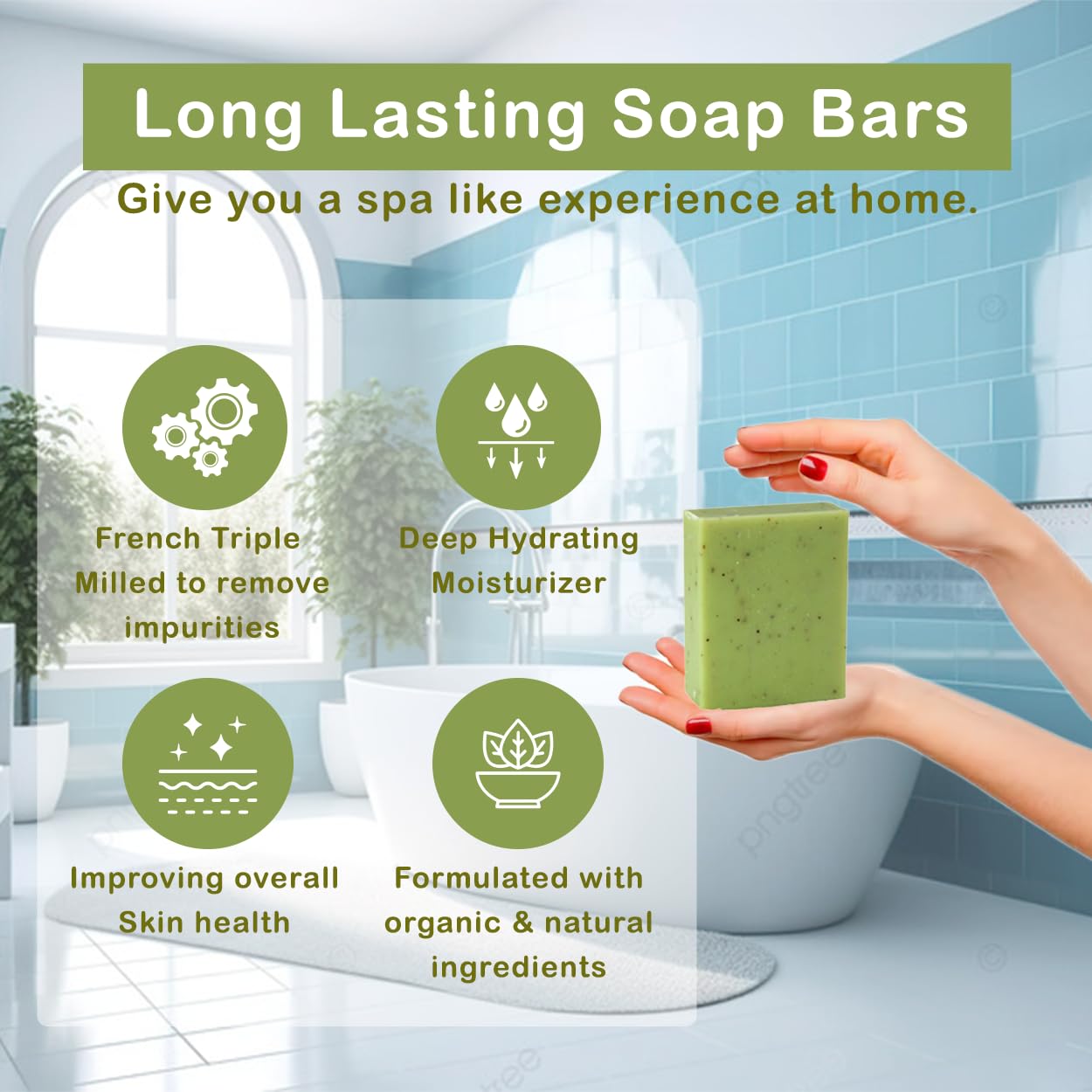 Simple Scents Australia Lemon Myrtle Scented Natural Soap Bars (12 Bars), 3.5oz Moisturizing French Triple Milled Soap Bars Enriched with Shea Butter - Pure Plant Oil Bath & Body Bars