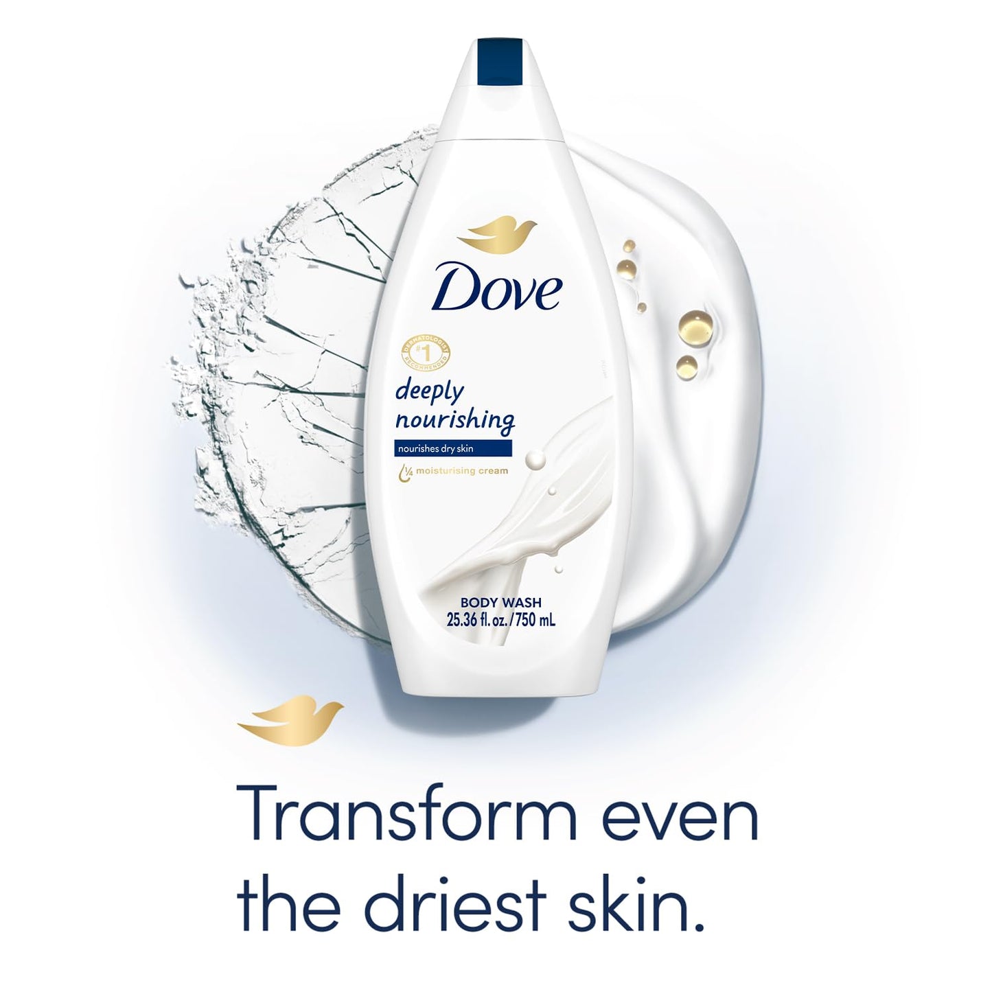 Dove Body Wash 3-Pack – Deeply Nourishing for Softer, Smoother Skin, 25.36 Fl Oz Ea