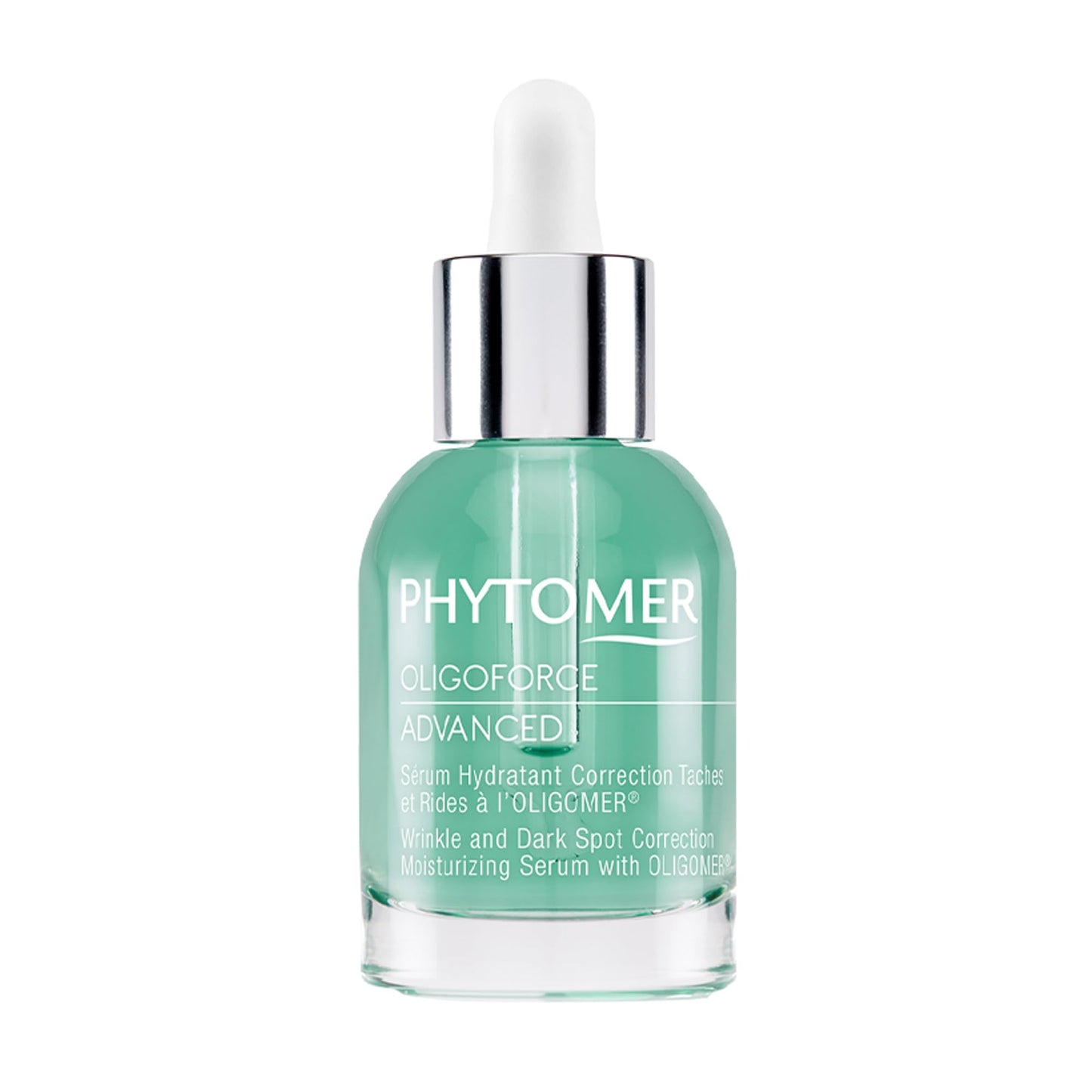 Phytomer Oligoforce Advanced Wrinkle and Brown Spot Correction Moisturizing Serum | Fast-Absorbing Hydrating Moisturizer for More Radiant, Nourished Skin (30 ml)