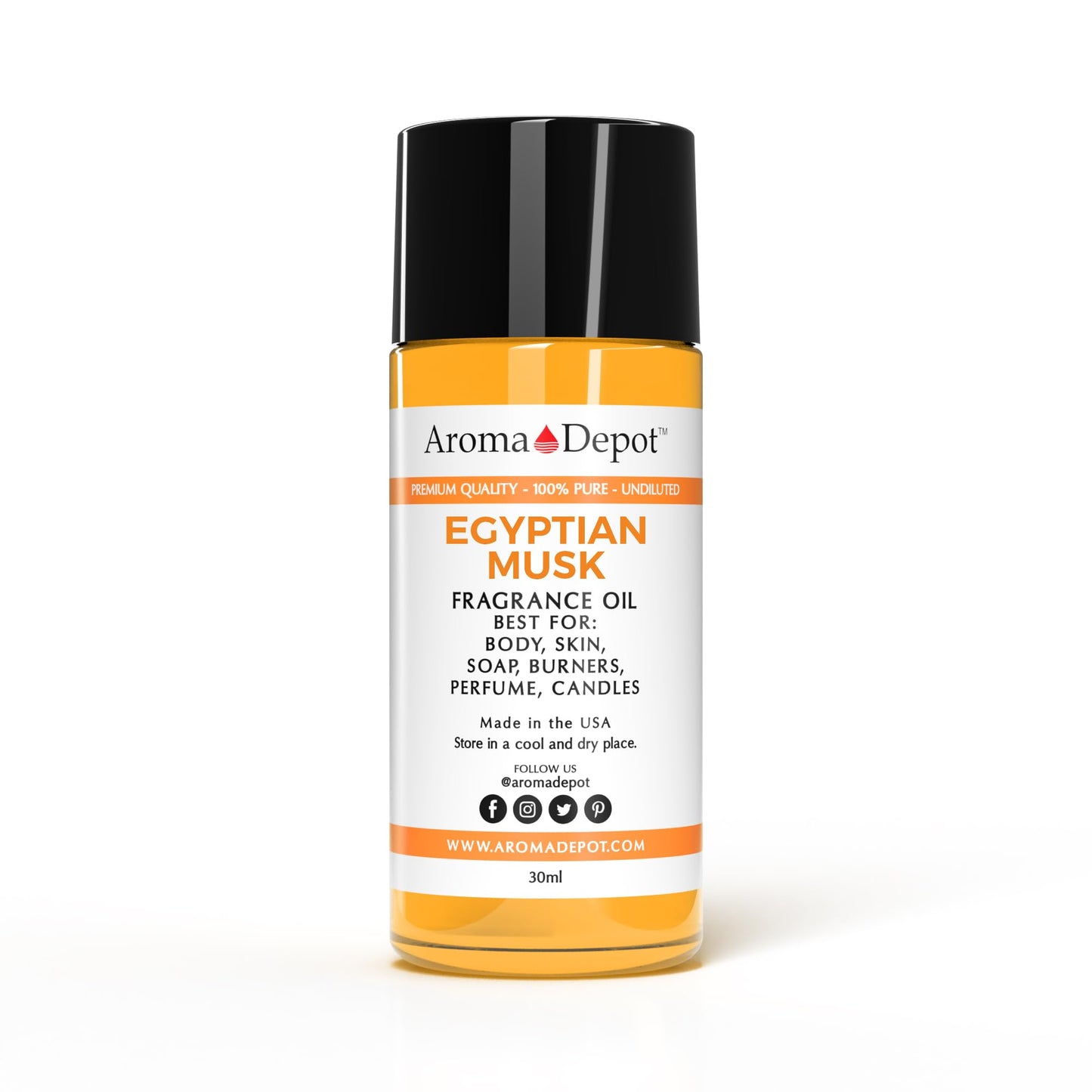 30 ml. Egyptian Musk Roll-on Perfume/Skin Body Fragrance Oil. Our Interpretation, Pure-Uncut. Add a Few Drops to Your Aromatherapy Diffuser.