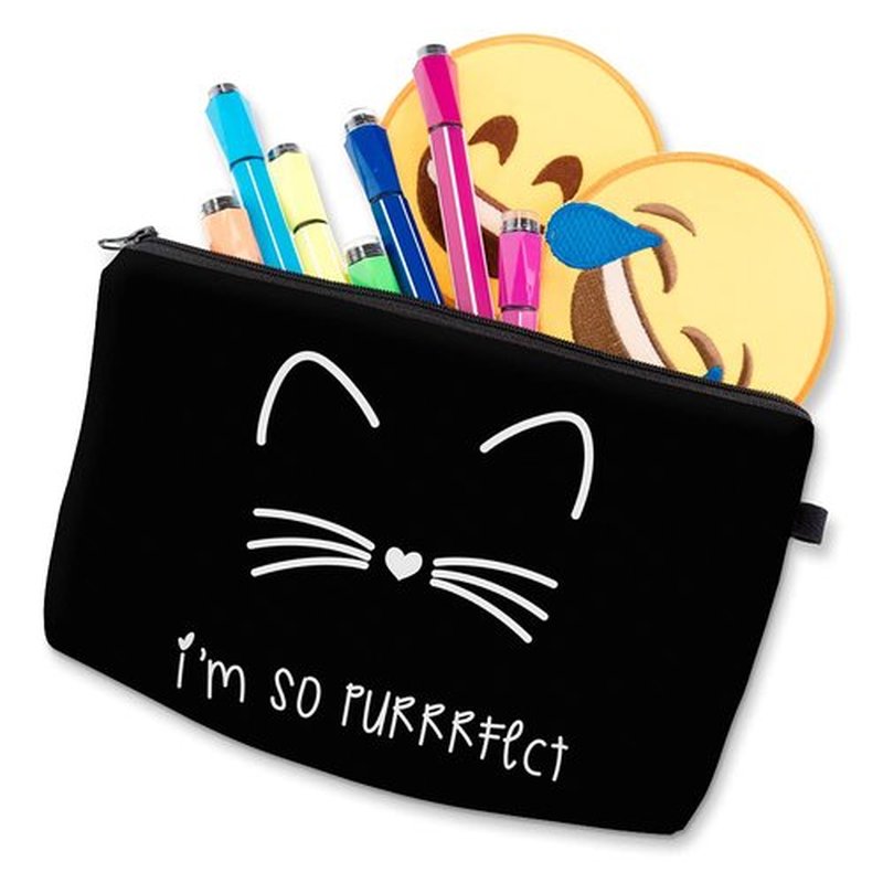 Deanfun Small Makeup Case - Cute and Waterproof Cosmetic Bag for Women (D1-51294)