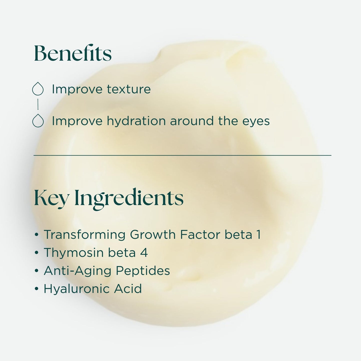 Marini SkinSolutions Transformation Eye Cream - Visibly Improves Texture, Wrinkles & Hydration with Anti-Aging Peptides, Growth Factors & Hyaluronic Acid - Cruelty Free - Made in the USA - 0.5 oz