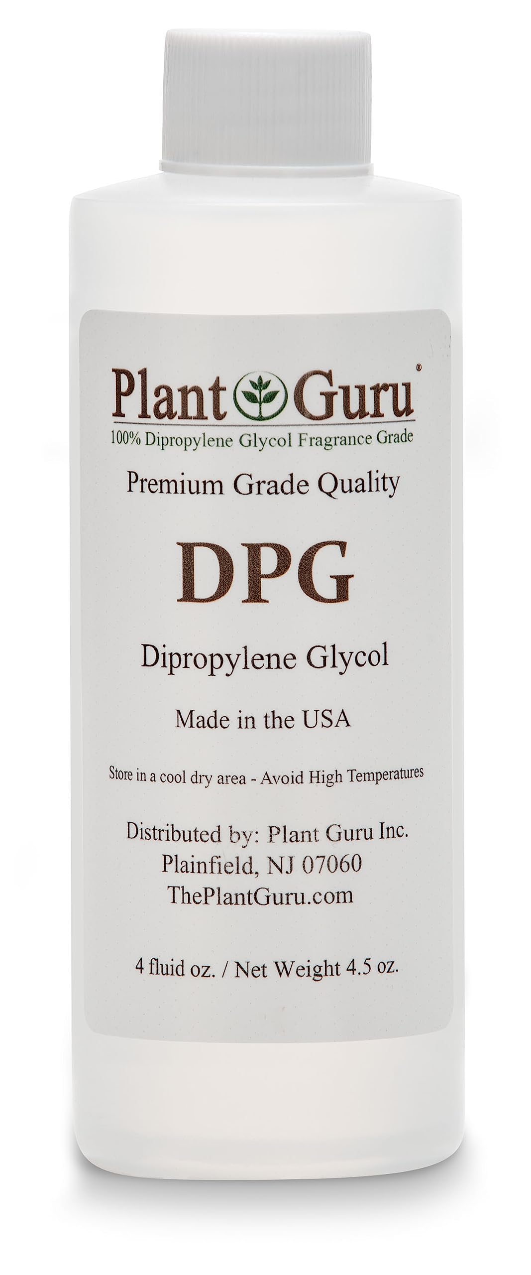 Dipropylene Glycol DPG 4 fl. oz. - Fragrance Grade Carrier Oil - Great for Incense Making and Diluting Perfume Oils.