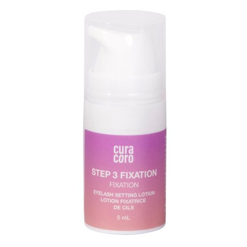 Curacoro Lash Lift Fixation Lotion - Professional Eyelash Perm Kit, Semi-Permanent Lash Curling, Nourishing Collagen, Hygiene Safe & Easy to Clean, Professional Use (Step 3)