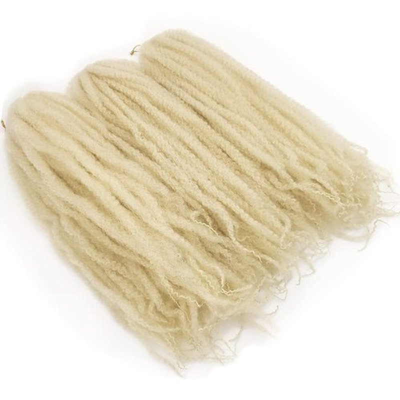 KGBFASS 3Packs Marley Braiding Hair 18Inch Afro Marley Hair For Twists Synthetic Kinky Braiding Hair Extensions (613)
