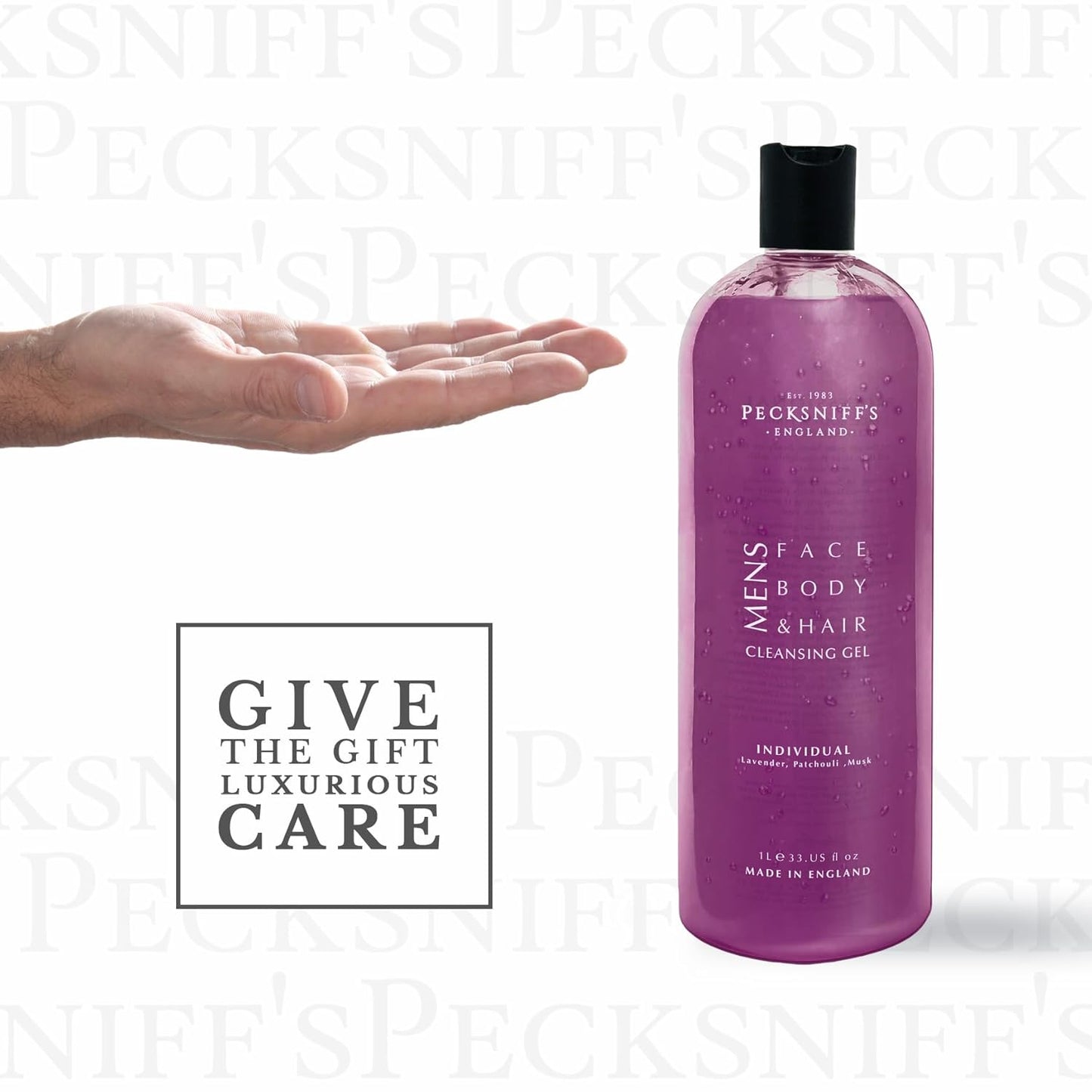Sandalwood & Vanilla Shower Gel 750ml - Pecksniff's Classic Moisturizing Formula