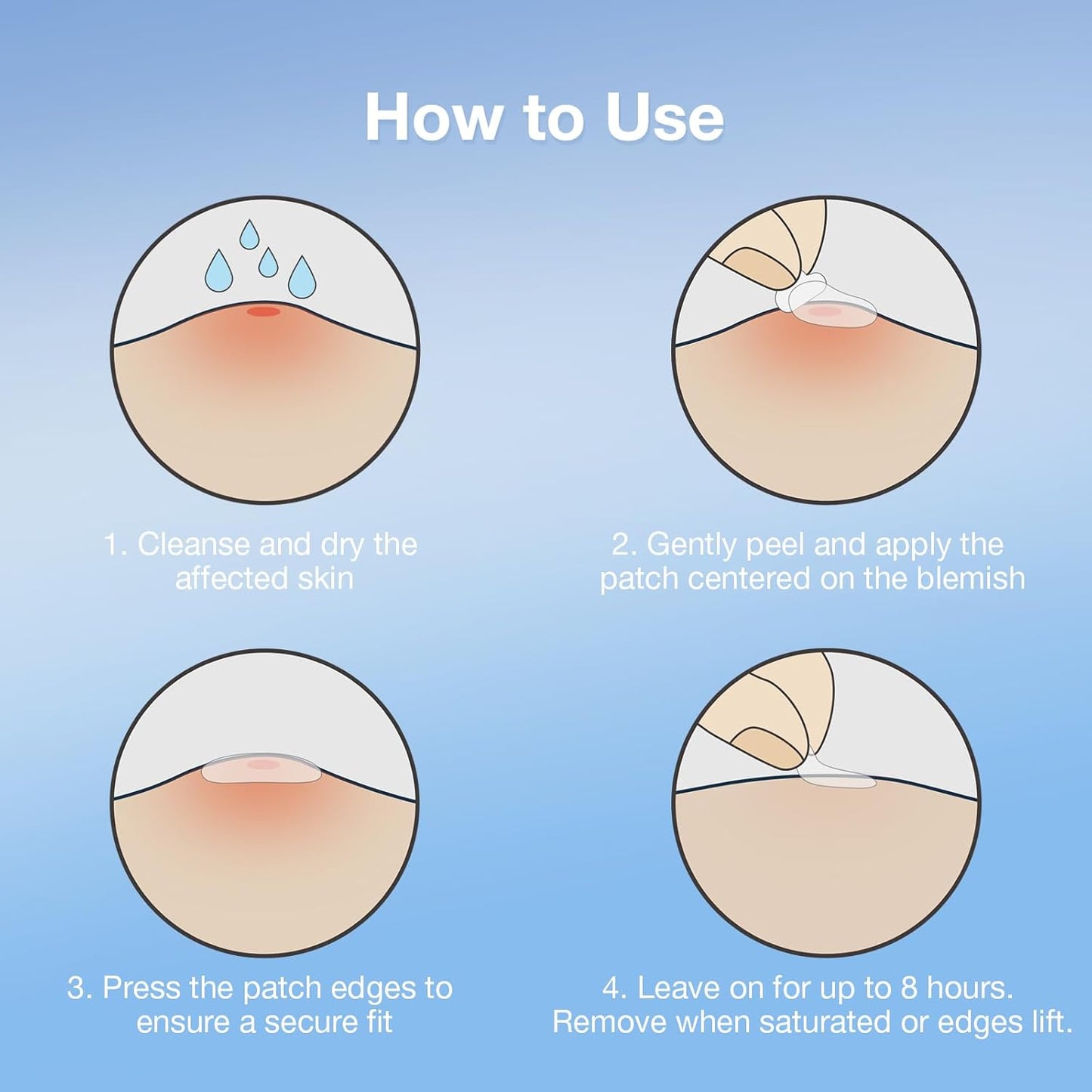 Invisible Daytime Pimple Patch - Ultra-Thin Hydrocolloid Acne Patch for Makeup | 36 Count