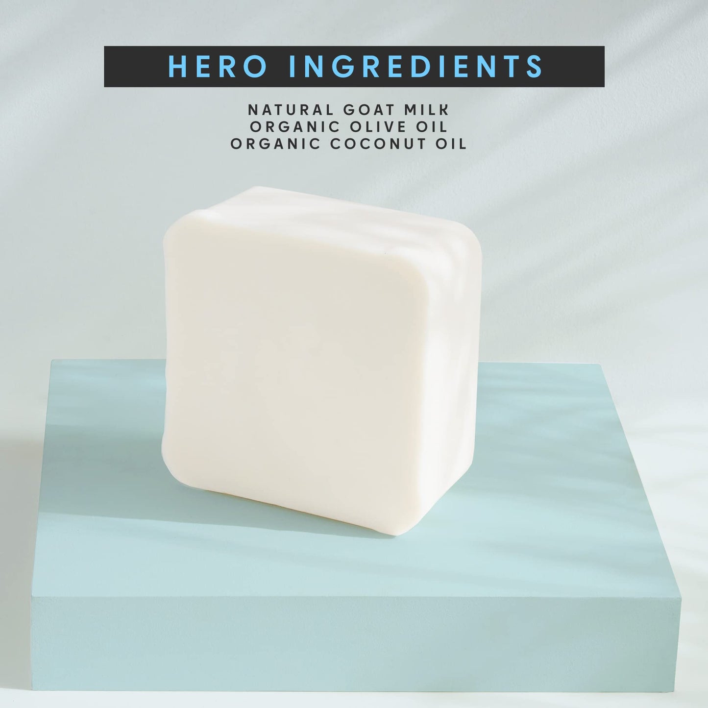 Skin Said Yes Goat Milk Soap Base 5 LB | Made in Greece | SLS/SLES Free, No Palm Oil, Organic - Melt and Pour Goats Milk Soap Making Supplies - All Natural, Gentle on Skin, Moisturizing