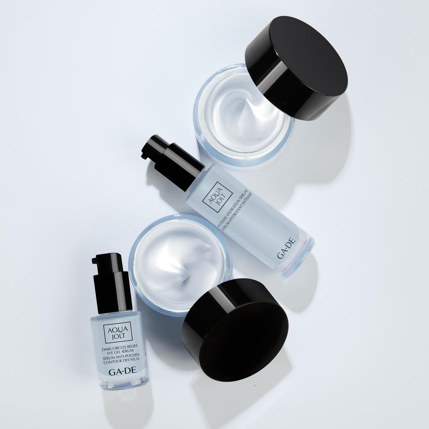 GA-DE Aqua Jolt Intense Hydration Serum - Face Serum with Hyaluronic Acid and Aquaxyl Technology - with Vitamin E and Ginger Root Extract - 1 oz