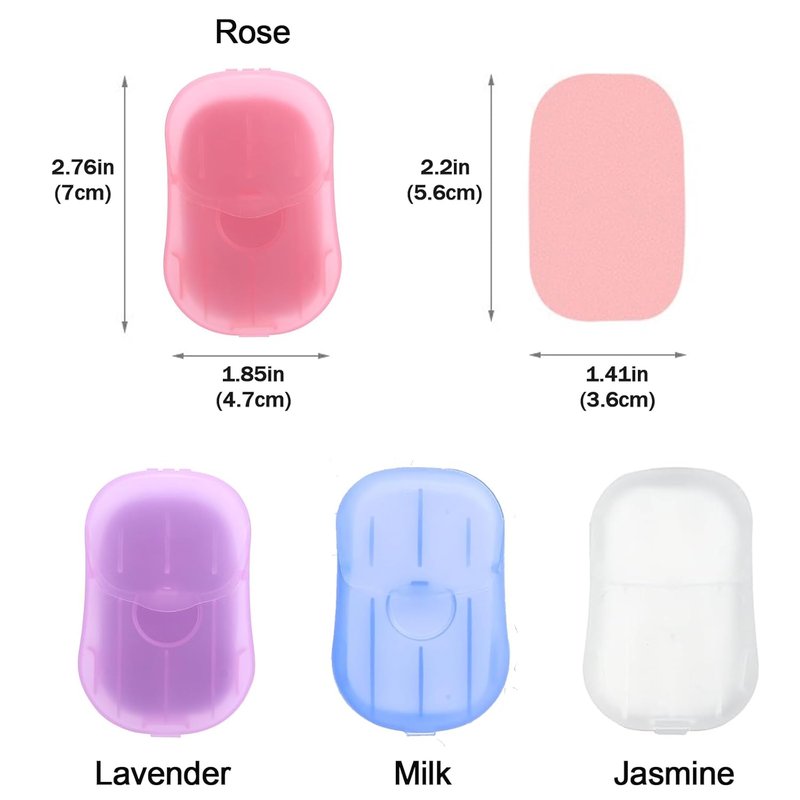 Hand Washing Soap Sheets - 200 Sheets for Travel & Outdoor | Portable Hiking Soap Paper