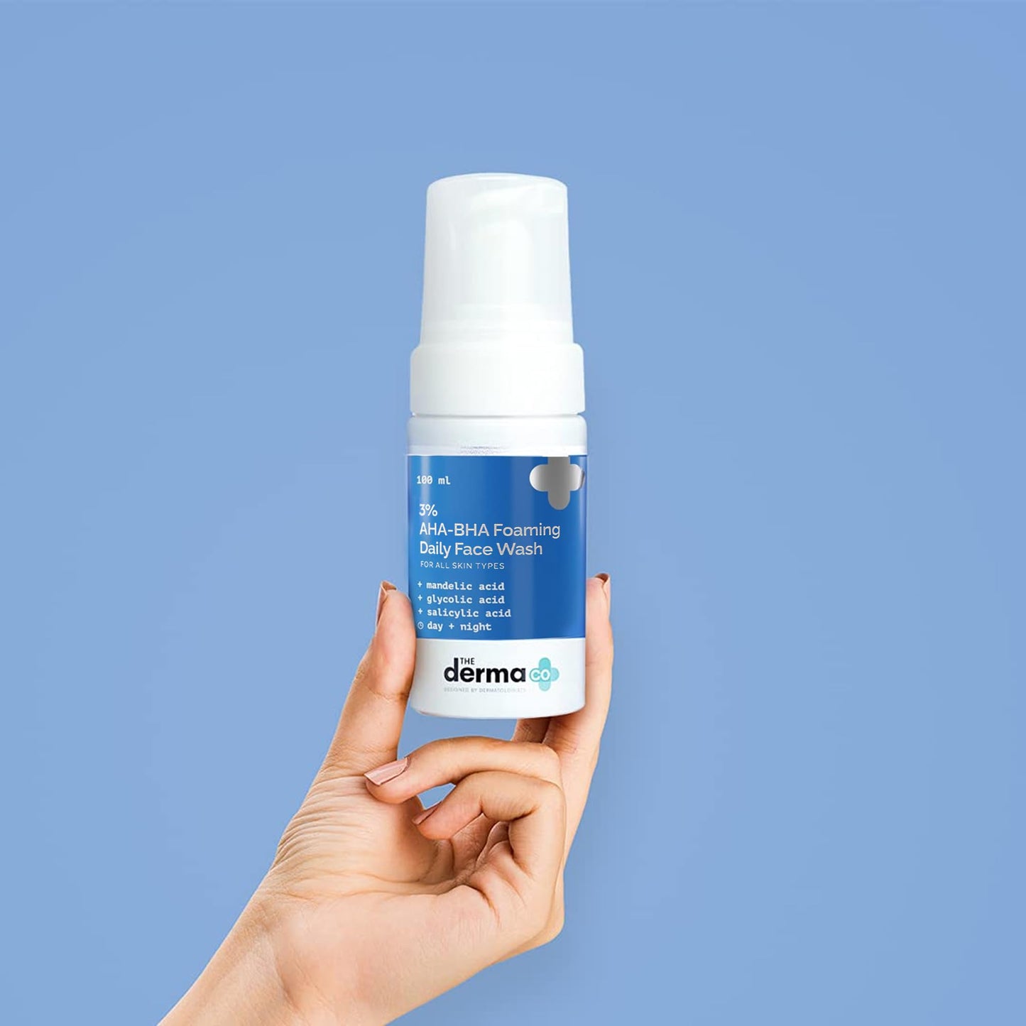The Derma Co 3% AHA-BHA Foaming Face Wash, 100ml