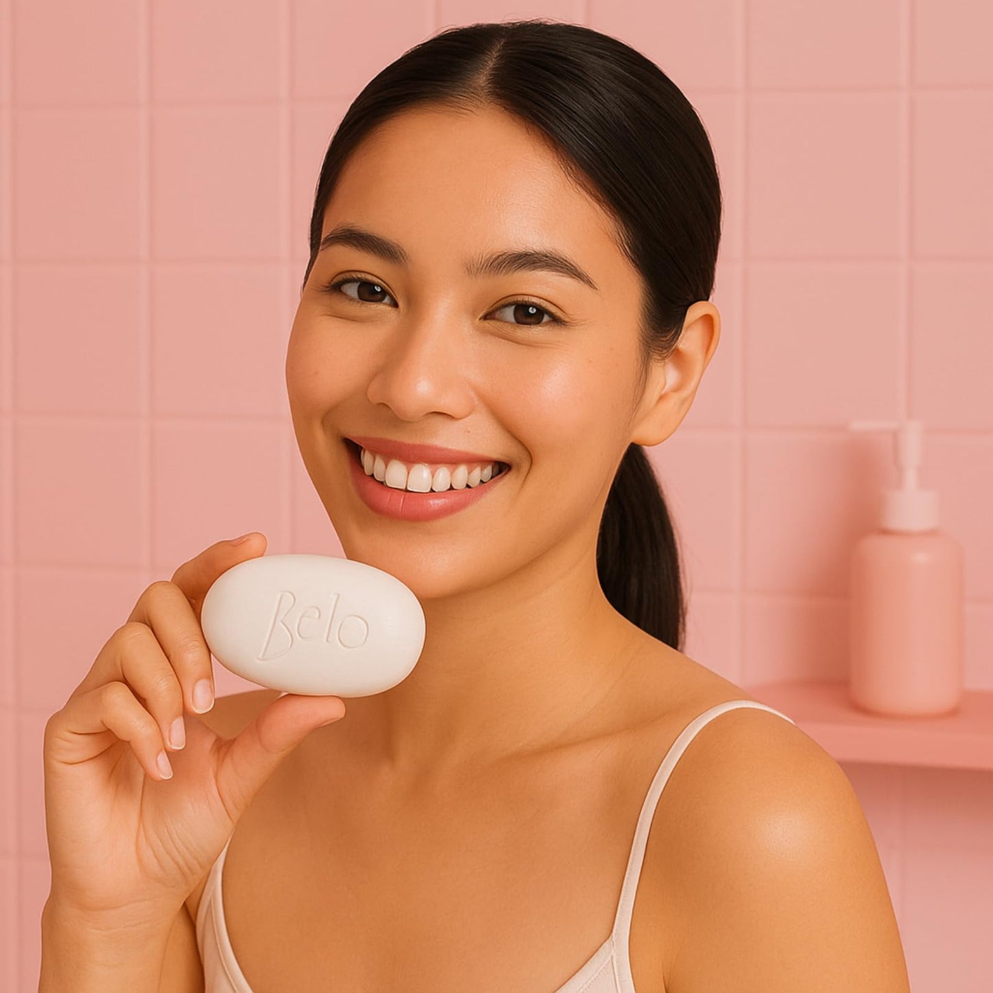 Belo Essentials Moisturizing Body Bar Gentle Cleansing Hydrating Bath Skincare Solution Smooth Texture Enhancer - 135g x 4 Bars