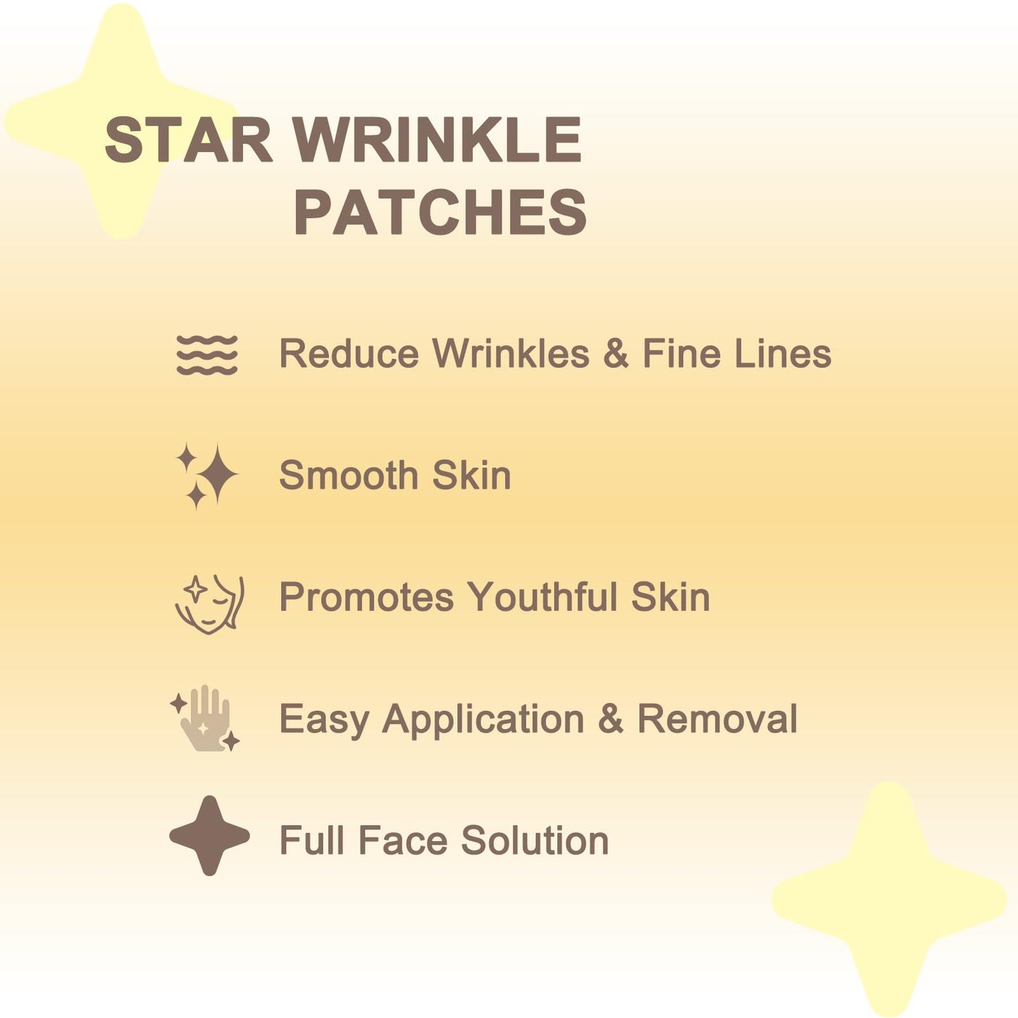 IyxicmI Anti Wrinkle Patches, Facial Wrinkle Patches, Face Tape for Wrinkles Overnight, Pre-Cut Forehead Wrinkle Patches, Facial Smoothing Patches for Face, Frown 11's, Eye, Smile Lines 60 PCS