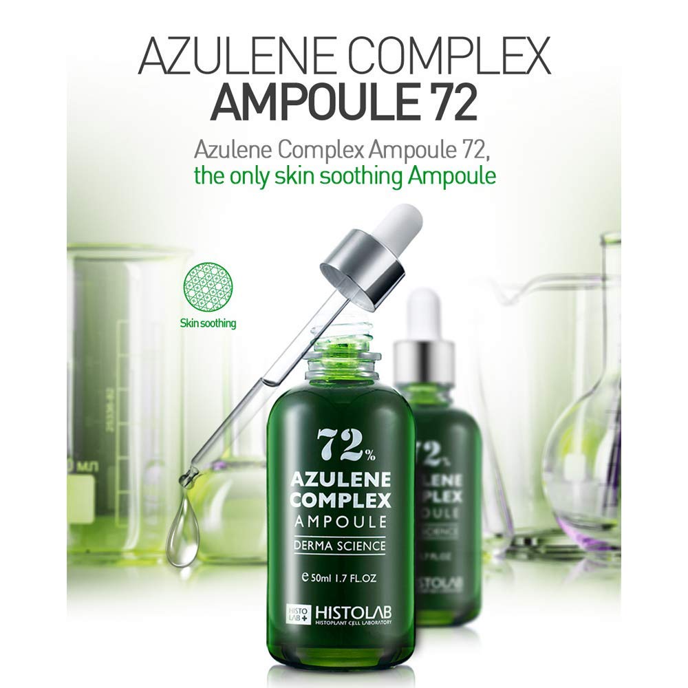 HISTOLAB 72% Azulene Complex Ampoule | Soothing & Troubled Skin (50ml/1.7fl.oz)