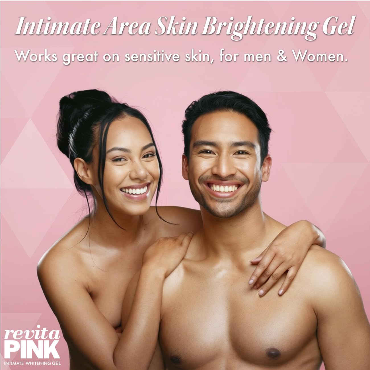 Revita PINK Intimate Area Brightening Gel | Skin Bleaching Cream for Intimate Areas, Underarm Whitening Cream, Armpit Whitening, Inner Thigh, Bikini Area, Dark Spot Remover Corrector, Skin Lightening