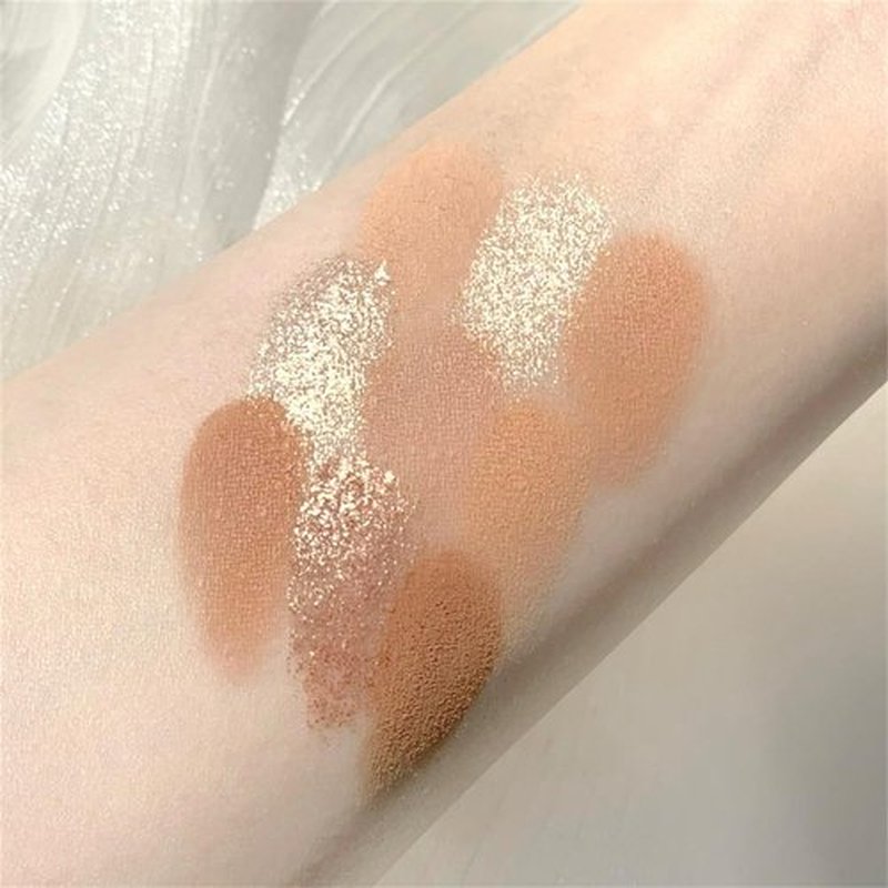 GHFCZOO Blooming Your Own Beauty Eyeshadow Palette, 9 Shades, Glitter and Matte Finishes (03#)