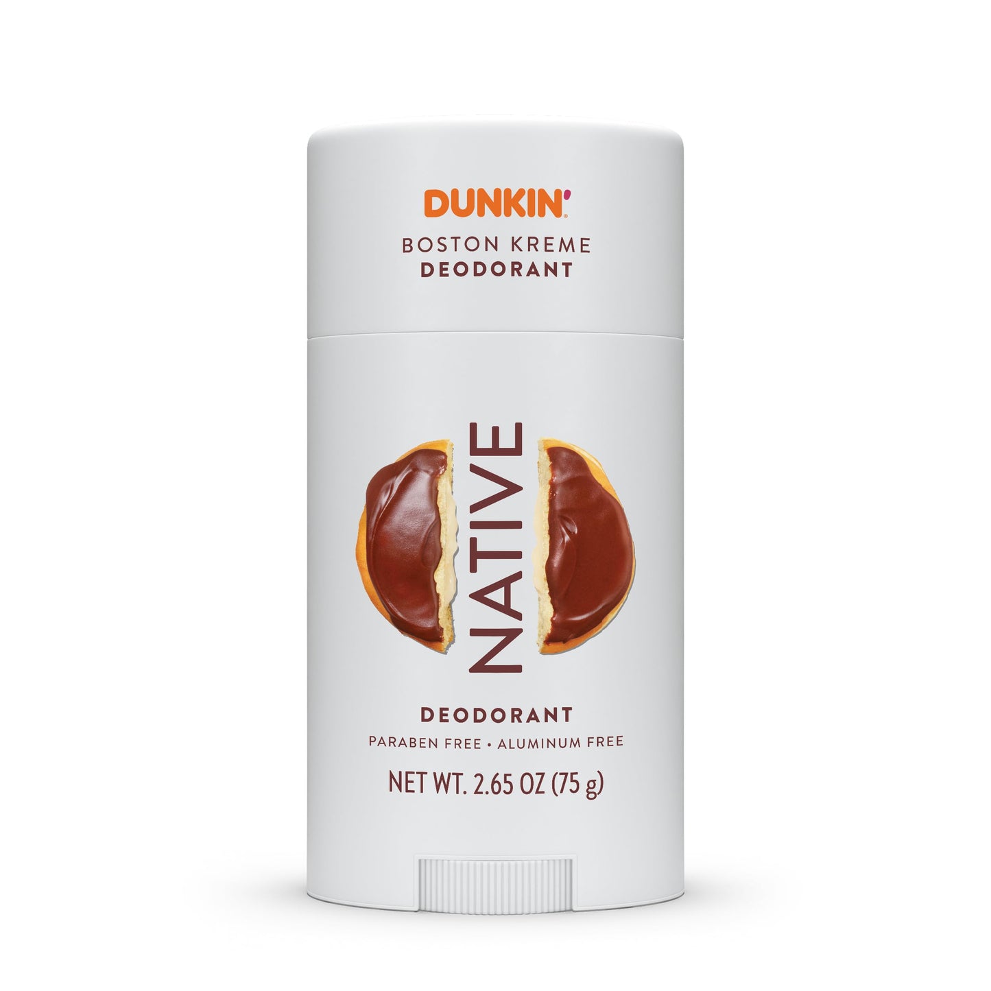 Native Deodorant | Limited Dunkin Donuts Edition | Aluminum Free with Baking Soda, Probiotics, Coconut Oil and Shea Butter | Boston Kreme 2.65oz