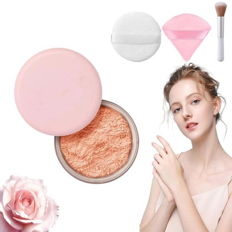 Luminance Milano Powder, Luminance Milano Pink Powder, Luminance Blurring Powder, Blurring Pink Setting Powder by Luminance Milano, Beauty Pink Setting Powder, Waterproof Setting Powder (03)