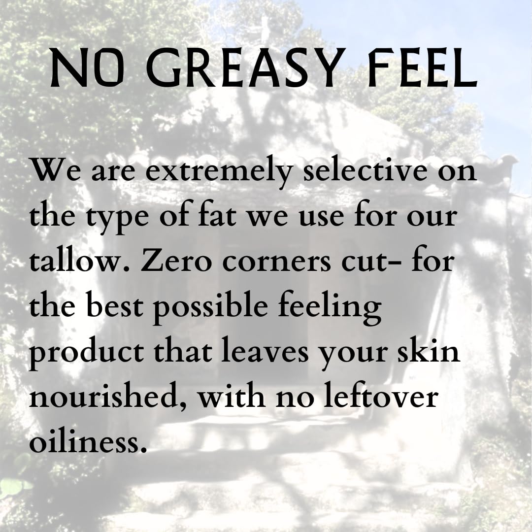 O Touro Handmade Unscented Tallow Balm - Organic Grass Fed - Made for All Skin Ailments: Dryness, Eczema, Burns, Cuts, Acne, and More - Premium Skincare With Local Ingredients…