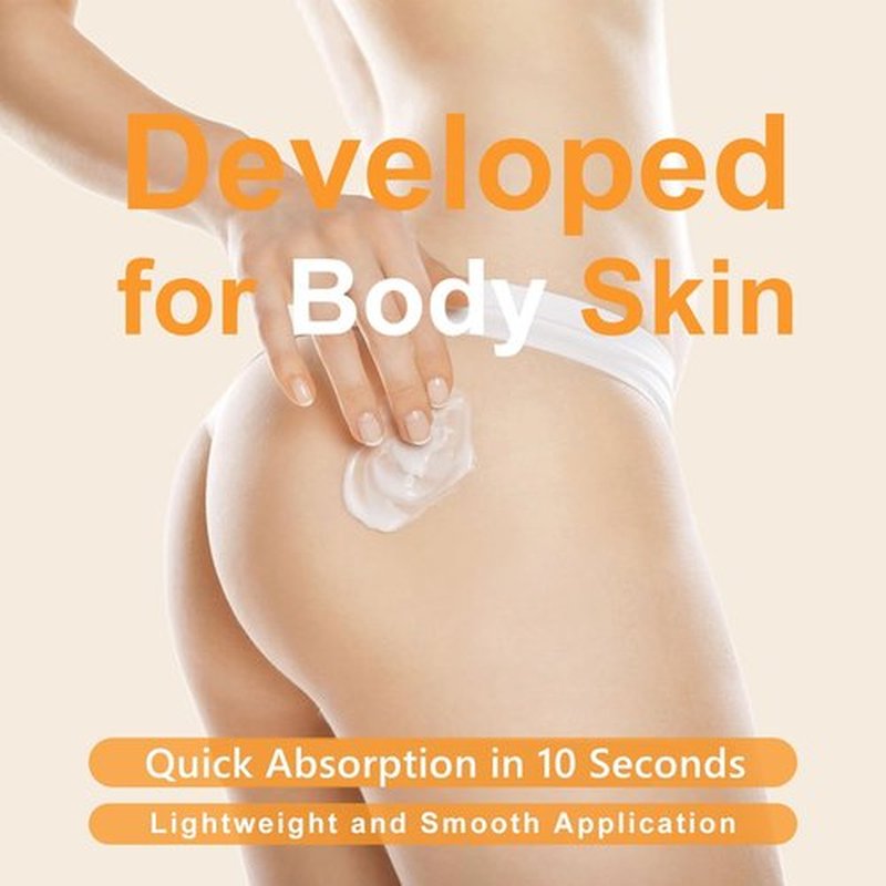 Butt Acne Clearing Treatment, Moisturizer Cream with 2% Salicylic Acid, Tea Tree Oil & Witch Hazel, Body Back Acne Treatment, Cystic Acne Treatment for Skin Delicate and Smooth 2.4oz