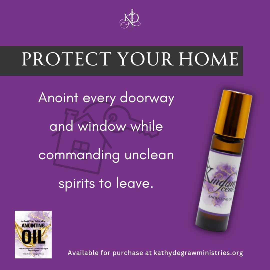 Biblical Holy Anointing Oil with Prayer Cloth – Hyssop & Spikenard Prayer Oil for Worship, Consecration & Spiritual Devotion