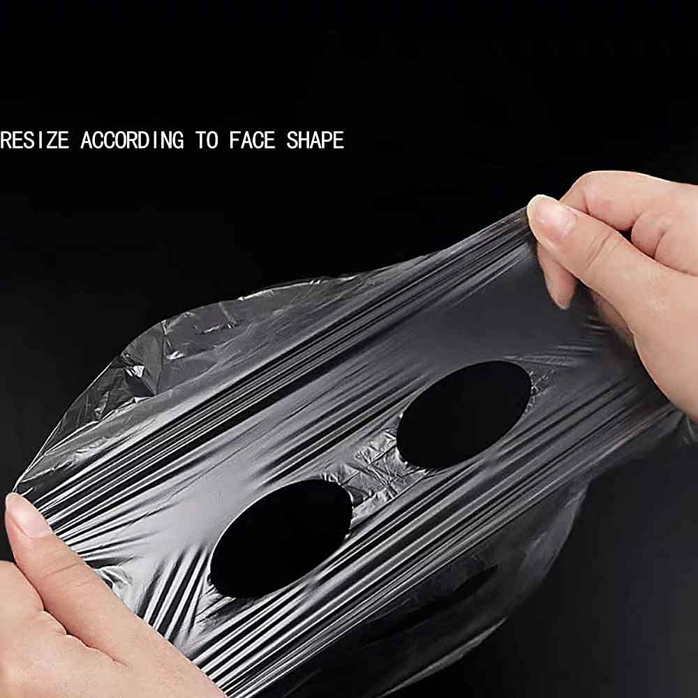 WZLL.SLSP Facial Plastic Wrap,Disposable Plastic Mask, DIY Disposable Female Mask 100 Sheets,Lock In Water And Moisturize Persistently