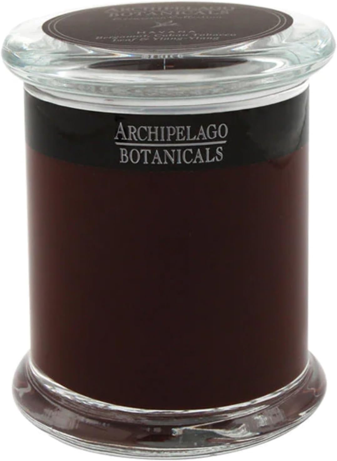 Archipelago Botanicals Kashmir Glass Jar Candle, Kashmir Vanilla, Orange Blossom and Sandalwood Scent, Lead-Free Candle Wicks, Burns Approx. 60 Hours (8.6 oz)