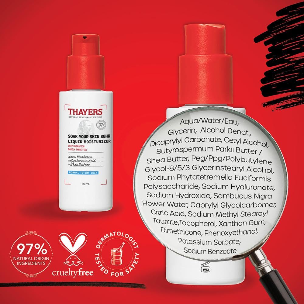 THAYERS Soak It Up Moisturizer, 2.5 Oz