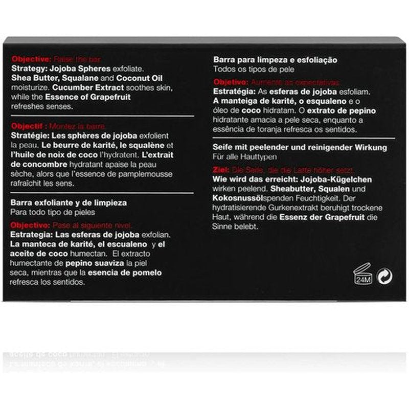 Anthony Mens Soap Bar Exfoliating Soap: Grapefruit Scent – Contains Cucumber Extract, Jojoba, Shea Butter, Squalane and Coconut Oils, Moisturizes & Exfoliates Body Skin 5 Oz