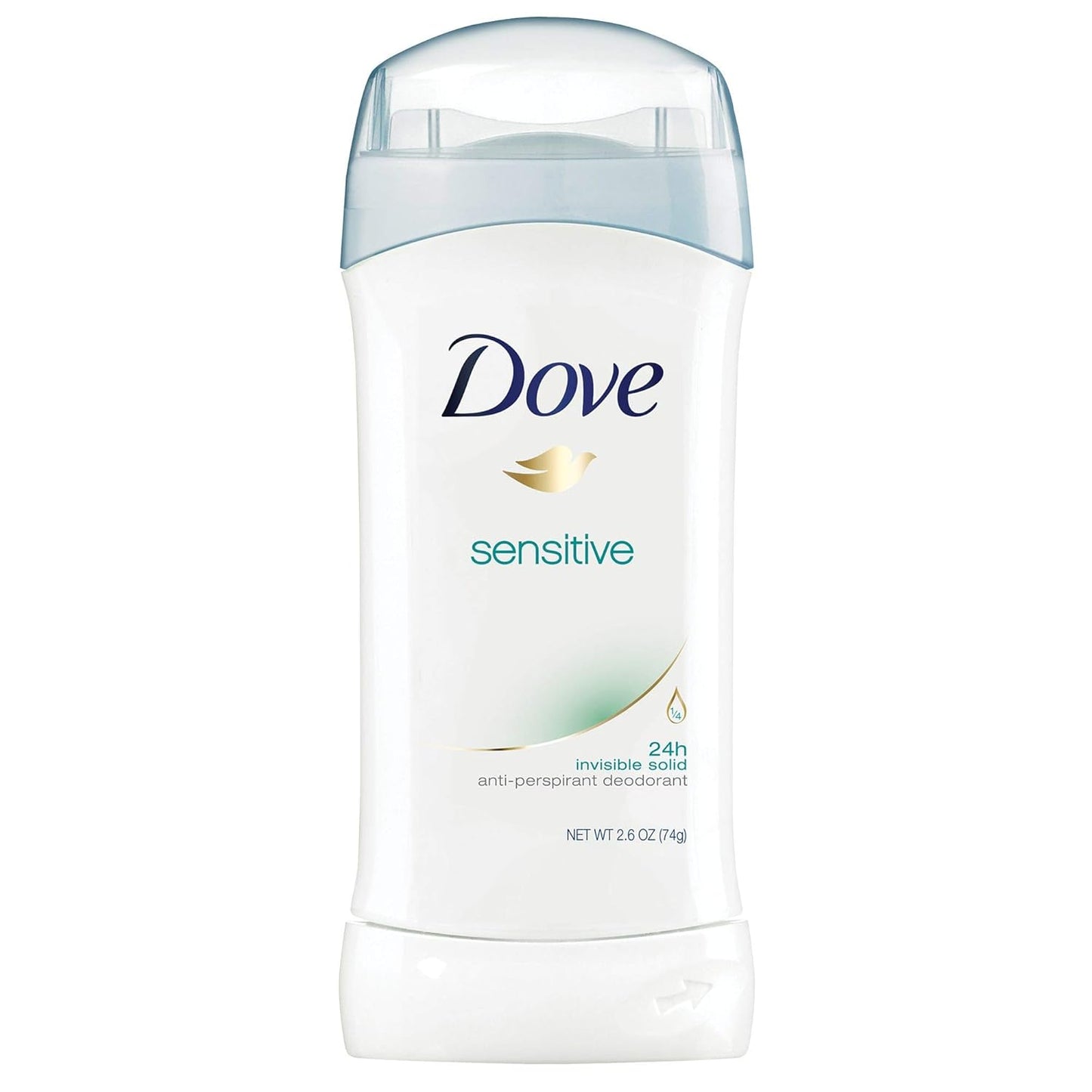 Dove Deodorant 2.6 Ounce Invisible Solid Sensitive Skin (76ml) (6 Pack)