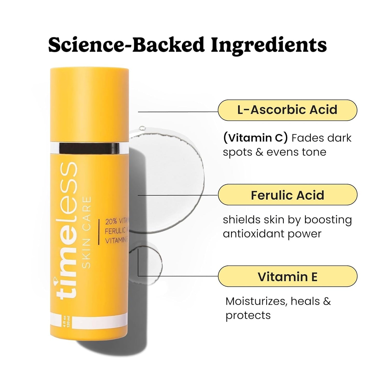 Timeless Vitamin C Plus E 20 Percent Ferulic Acid Serum Serum Unisex 4 oz