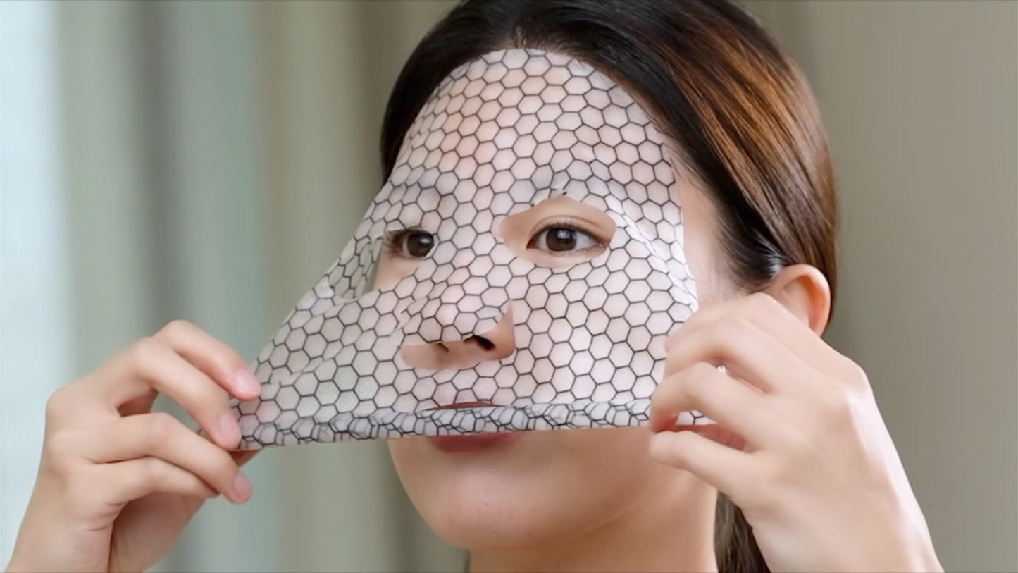 DOLDORI Roll Face Mask Sheet Elec Derma (8pcs) - Korean Deep Hydrating Collagen Hydrogel Mask, Luxury Spa Gift Set for Women - Glass Skin Moisturizing Overnight Skincare
